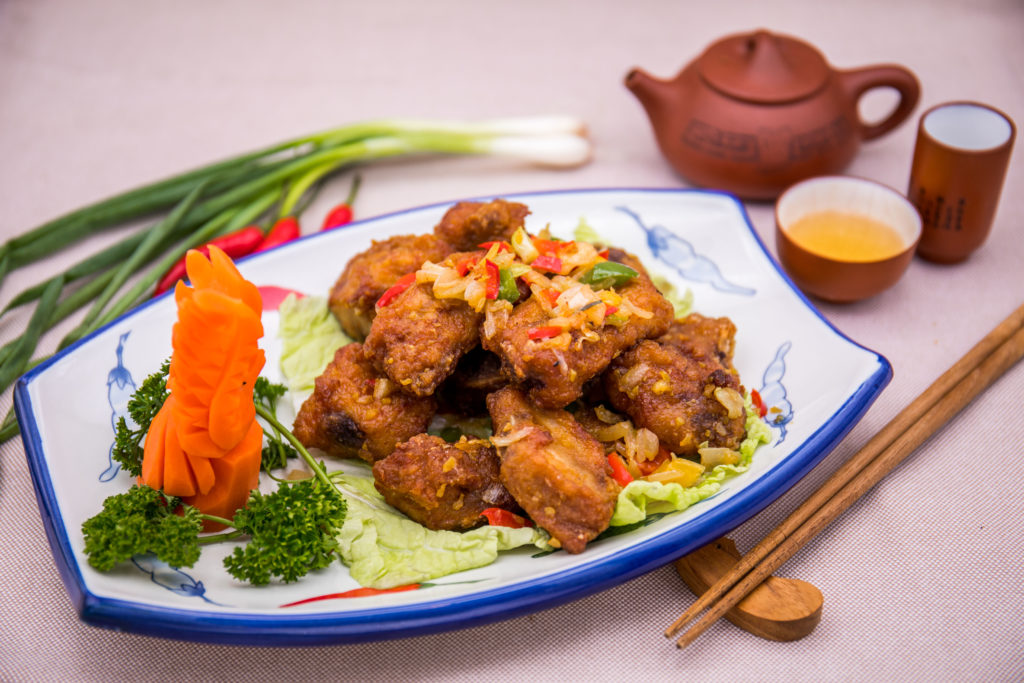 Salt and pepper spare ribs Restaurant Jeck's Place