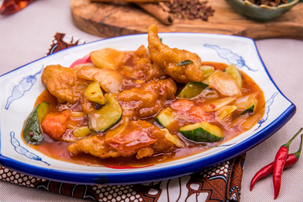 Fish in ‘Sambal’ chili sauce (Sambal Ikan) Restaurant Jeck's Place